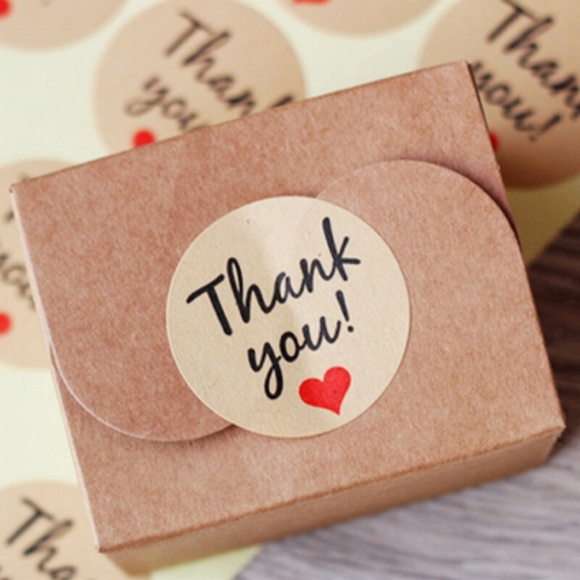 (10) Thank You Stickers for Your Shipping Packages - Picture 6 of 6